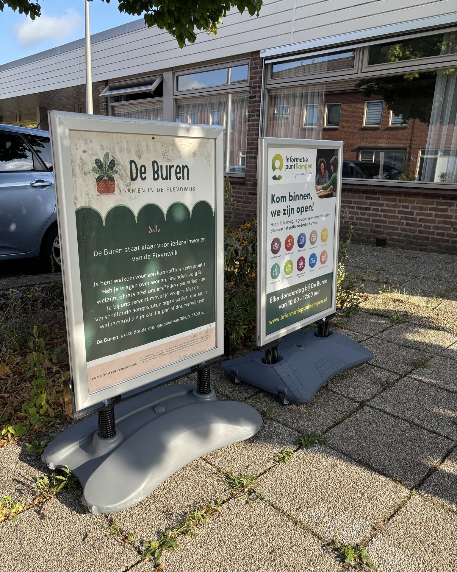 Informatieborden De Buren in Kampen