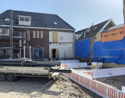 Bouwfoto buiten Vloeddijk Molenstraat