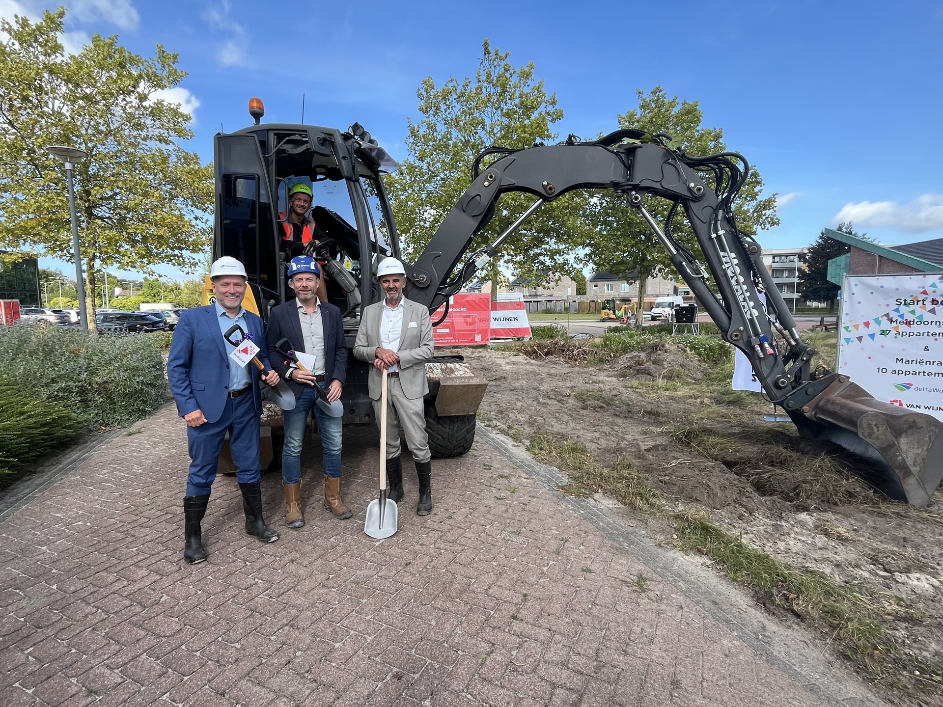 1 Start Nieuwbouw Meidoornstraat En Marienrade In Wezep