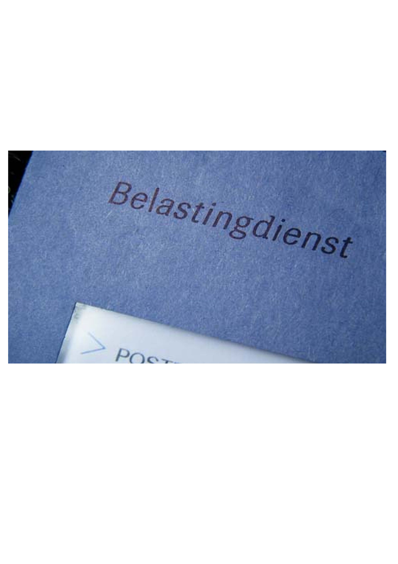 foto van envelop van de belastingdienst