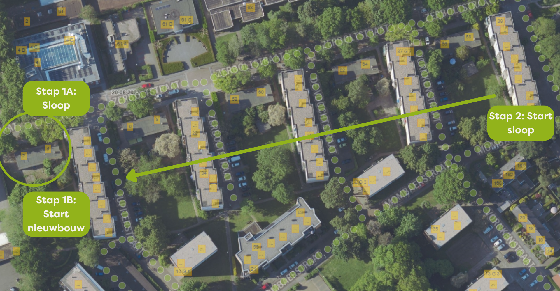 Planning sloop Zerboltstraat